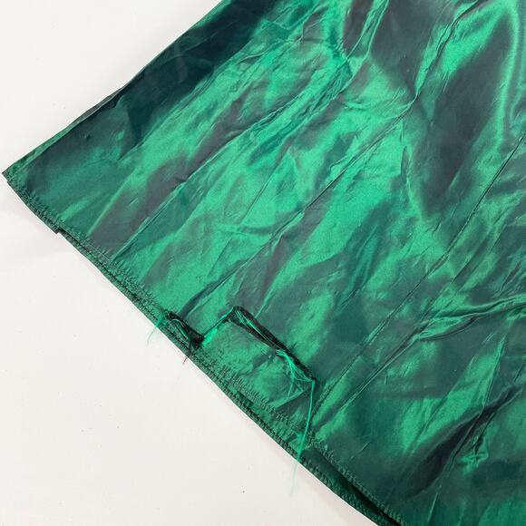 VTG 80s Alyce Design Womens 10 Emerald Green Gown Dress Formal Holiday Prom - Picture 13 of 13